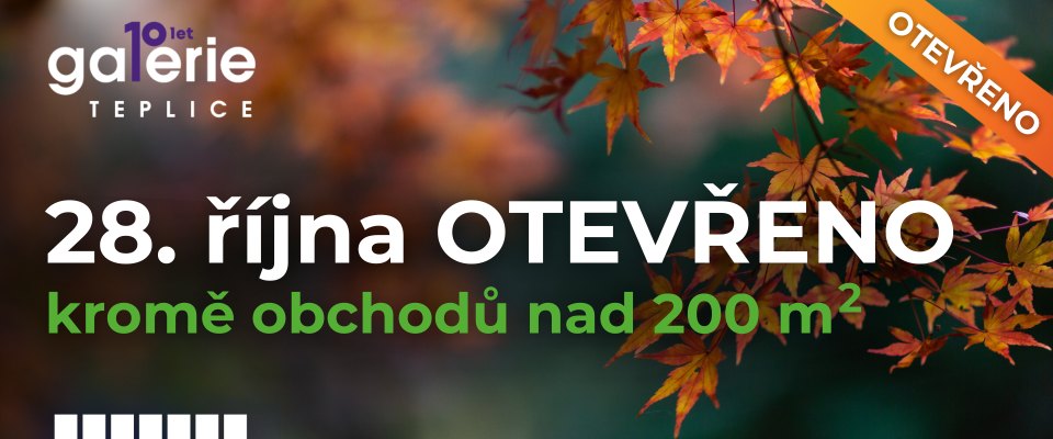 28. října OTEVŘENO