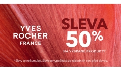 Slevy 50 % na vybrané produkty
