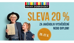 Sleva 20 % za vysvědčení