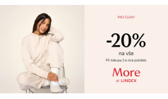 -20 % na vše v LINDEXu